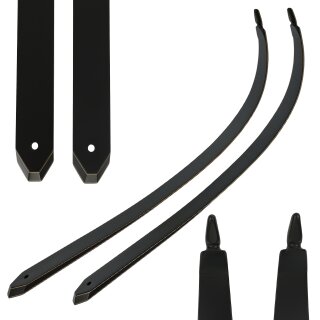 Wurfarme | JACKALOPE JLS Recurve - Black - 20-50 lbs