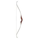 JACKALOPE - Red Beryl Refined Tournament - 62 Zoll - One Piece Recurvebogen - 25-45 lbs