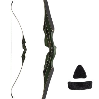 JACKALOPE - Malachite Classic Tournament - 64 Zoll - One Piece Recurvebogen - 25-45 lbs