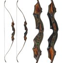 JACKALOPE - Tourmaline - Refined Tournament - 62-68 inches - 30-50 lbs - Take Down Recurve bow