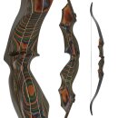 JACKALOPE - Tourmaline - Refined Tournament - 62-68 inches - 30-50 lbs - Take Down Recurve bow