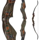 JACKALOPE - Tourmaline - Refined Tournament - 62-68 inches - 30-50 lbs - Take Down Recurve bow