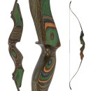 JACKALOPE - Tourmaline - Classic Tournament - 62-64 inches - 30-50 lbs - Take Down Recurve bow