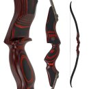 JACKALOPE - Red Beryl - Classic Tournament - 62-64 inch - 30-50 lbs - Take Down Recurve bow