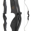 JACKALOPE - Obsidian - Classic Tournament - 62-64 inch - 30-50 lbs - Take Down Recurve bow