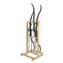 STRONGHOLD bow stand for 7 bows and arrows