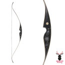 JACKALOPE - Obsidian - 62 Zoll - Speed - One Piece Recurvebogen - 20 lbs | Linkshand