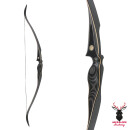 JACKALOPE - Obsidian - 62 inches - Speed - One Piece Recurve bow - 20 lbs | Left hand