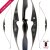 JACKALOPE - Obsidian - 62 inches - Speed - One Piece Recurve bow - 20 lbs | Left hand