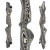 Riser | FALKENHOLZ Hyena Peregrine - ILF - 23 inches - Macassar / Silver | Right hand