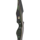 JACKALOPE Malachite Compact - 54 inch - 15-30 lbs - One Piece Recurve bow
