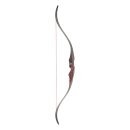 JACKALOPE Red Beryl Compact - 54 inch - 15-30 lbs - One Piece Recurve bow