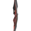 JACKALOPE Red Beryl Compact - 54 inch - 15-30 lbs - One Piece Recurve bow