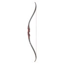JACKALOPE Red Beryl Compact - 54 inch - 15-30 lbs - One Piece Recurve bow