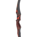 JACKALOPE Red Beryl Compact - 54 inch - 15-30 lbs - One Piece Recurve bow