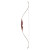 JACKALOPE Red Beryl Compact - 54 inch - 15-30 lbs - One Piece Recurve bow