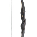 JACKALOPE Obsidian Compact - 54 inch - 15-30 lbs - One Piece Recurve bow
