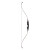 JACKALOPE Obsidian Compact - 54 inch - 15-30 lbs - One Piece Recurve bow