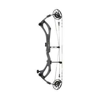 PSE Mach 35 DS Carbon - 50-60 lbs - Compoundbogen | Rechtshand | Farbe: Charcoal with Bronze Cams/Pockets
