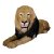 WILDCRETE 3D Lion - lying down [Forwarding Agent]
