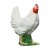 IBB 3D Henne - weiss