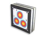 STRONGHOLD Foam Target Crossbow I up to 225 lbs / 350 fps...